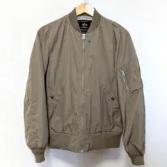 ALPHA INDUSTRIES MA-1フライトジャケット Mサイズ カーキ