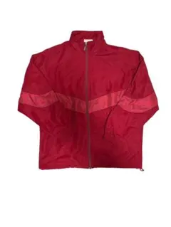 FACCIO レッド ナイロンジャケット L