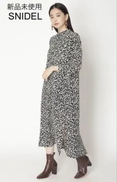 未使用♦SNIDEL バリエーションIラインワンピース