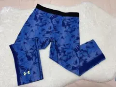 Under Armour 花柄レギンス ブルー系