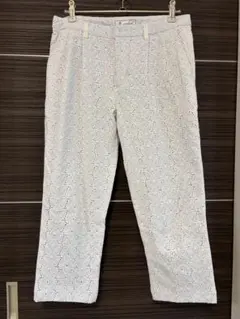 ロペピクニック クロップドパンツ 白 38サイズ