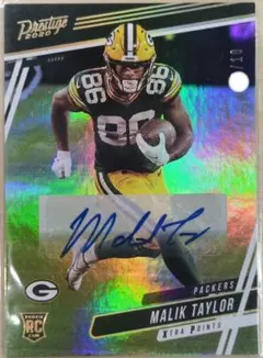 Malik Taylor 2020 サイン入りカード /10