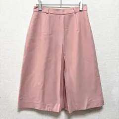 【希少】ユニオントップ　ウール 膝丈スカート ピンク インバーテッドプリーツ