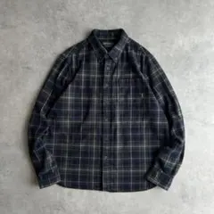 エディーバウアー BDシャツ フランネル生地 タータンチェック ヘリンボーン