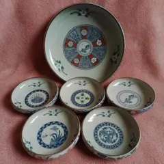 古伊万色々兎図皿染付皿色絵皿中国皿湯呑七宝文絣柄梅文ツバメ文蓋付碗山売お幅値下げ 古伊万色々兎図皿染付皿色絵皿中国皿湯呑七宝文絣柄梅文ツバメ文蓋付碗