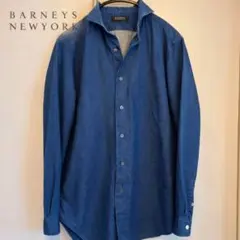 【バーニーズ】BARNEYS NEW YORK デニムシャツ インディゴ S