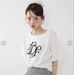 Darich ロゴ刺繍 Tシャツ ホワイト