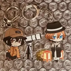 文豪ストレイドッグス アクリルキーホルダー 太宰治 中原中也 マルイ迷ヰ犬怪奇譚