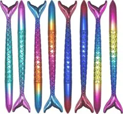 8本 かわいい 人魚 ボールペン 可愛い 魚 面白い 書きやすい 手帳 事務用のサムネイル