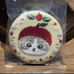 【新品未使用】 モフサンド 刺繍チャーム リンゴ カニカンVer.のサムネイル