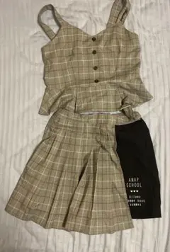 ANAP SCHOOL チェック柄セット