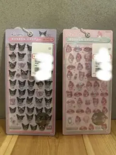 ボンボンドロップシール　サンリオミニ 2枚セット