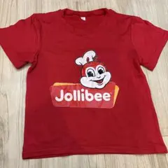 ⚫︎【新品未使用】Jollibee ロゴ Tシャツ キッズ　サイズ6