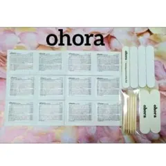 新品★ohoraオホーラプレップパッド12枚＋ウッドスティック6本＋やすり6個③