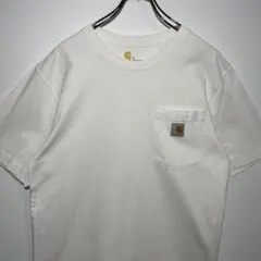Carhartt カーハート　Tシャツ　サイズS ポケT ポケット　ロゴ　古着