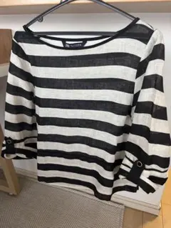 ZARA ボーダー トップス リネン