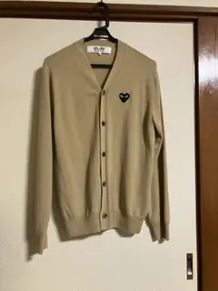 PLAY COMME des GARÇONS ベージュ カーディガン S - メルカリ