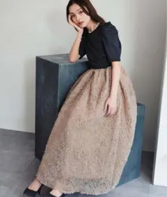 モコモコセットアップドレス