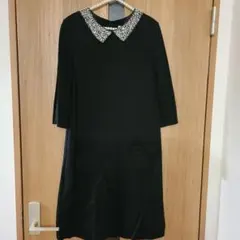 ビジュー襟ワンピースのサムネイル