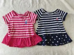 Baby GAP ストライプ Tシャツ 2枚セット 95cm＆100cm お揃いのサムネイル