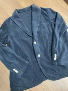 美品！メンズジャケット　ネイビー　2XL 無地