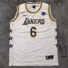 ナイキ　NBA レイカーズ　バスケットボールシャツ　ゲームシャツ　タンクトップ