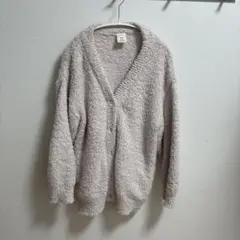 gelato pique ボタン付きカーディガン 淡いピンク