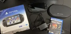 PS Vita ブラックPCH-2000 ドリフトあり。付属品多数