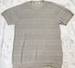メンズ　サマーニットTシャツ　Ｍ