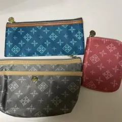 ラシット東京 ポーチ 小銭入れ 3点セットRusset Tokyo未使用