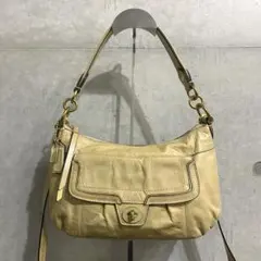 COACH 2WAY ワンショルダーバッグ レザー アイボリー