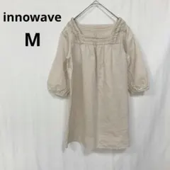 イノウェーブ▶チュニック M ベージュ 七分袖 ナチュラルのサムネイル