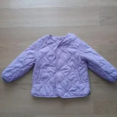 UNIQLO　薄紫 キルティングコート 中綿コート