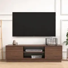 ⭐︎搬入、設置はメルカリ便の人がしてくれます⭐︎テレビ台　収納付き　ブラック 楽天市場】【P2倍】 テレビ 裏 壁掛け ラック ディスプレイボード