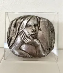 朝倉響子 　レリーフ　 彫刻オブジェ　 アート作品　ヴィンテージ 朝倉響子 レリーフ 彫刻オブジェ アート作品 ヴィンテージ - メルカリ