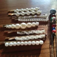 パール☆ヘアピン5種類☆