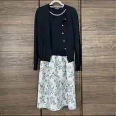 ジャスグリッティー（JUSGLITTY）カーデ付　ワンピース