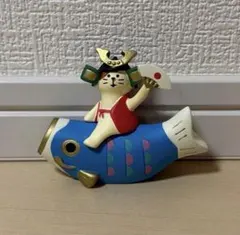 デコレ コンコンブル 鯉乗り武将猫