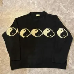 macmahon knitting mills陰陽ニットセーター ベージュ - メルカリ