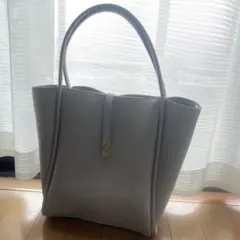 ROPE PICNIC ライトグレー ハンドバッグ ポーチ付き