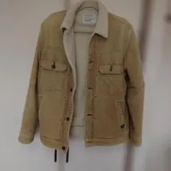 ベージュ コーデュロイ ジャンパー