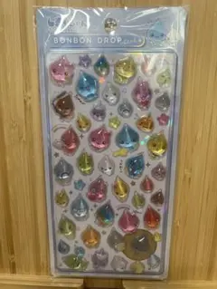 正規品★ボンボンドロップシール大　しずくちゃん　仲間たち