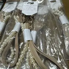 Disney 3Wayショルダー紐 パール付き ベージュ 5点　まとめ売り