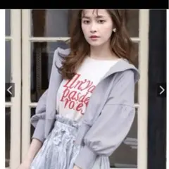 ナイスクラップ　七分袖パーカー