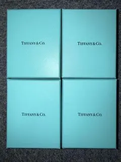 現行品ティファニー　tiffany　空箱　巾着袋　ケアカード　購入証明書4セット 現行品ティファニー tiffany 空箱 巾着袋 ケアカード 購入証明書4
