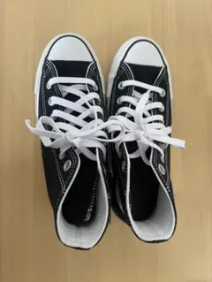 CONVERSE ブラック ハイカット スニーカー