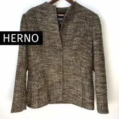 Herno ノーカラージャケット Herno ノーカラージャケット 楽天市場】ノーカラー ダウン（ブランド