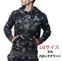 アンダーアーマー パーカー ビッグロゴ カモ柄 プリント入