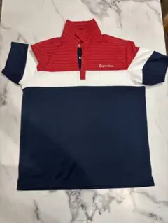 TaylorMade ポロシャツ サイズO 赤/青/白