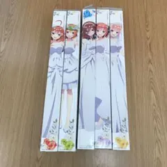 中袋未開封　一番くじ　五等分の花嫁　君との出逢い　等身大掛式アートポスター　5点